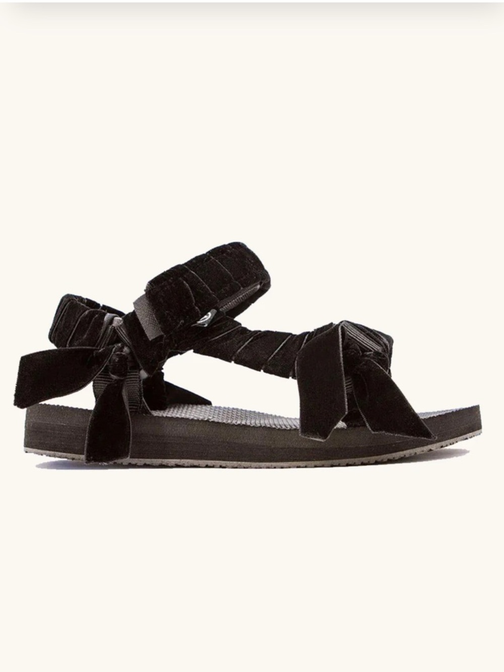 Trekky velvet black size 38